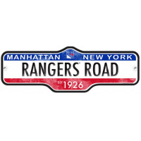 STREET SIGN- NEW YORK RANGERS